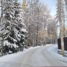 Фото Зима СНТ Заозерное-1. 2021г. ЕвроСистемы