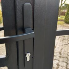 Фото Откатные ворота с калиткой. СНТ Павловское-1. 2020г. ЕвроСистемы