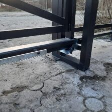 Фото Откатные ворота с калиткой. СНТ Павловское-1. 2020г. ЕвроСистемы