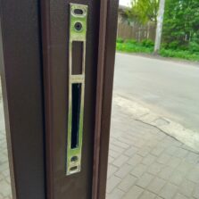Фото Калитка из евроштакетника. Сиверский ул. Красная 2. 2021г. ЕвроСистемы