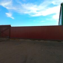 Фото Откатные ворота 9 метров. Волхонское Шоссе 2018г. ЕвроСистемы