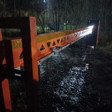 Фото Антивандальный Шлагбаум BLOCK со светом. СНТ «Южное» массива Радофинниково-Восточный 2024г